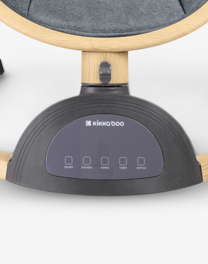 The intuitive touchscreen display and convenient swing lock button allow you to easily adjust settings and securely lock the swing motion when needed.