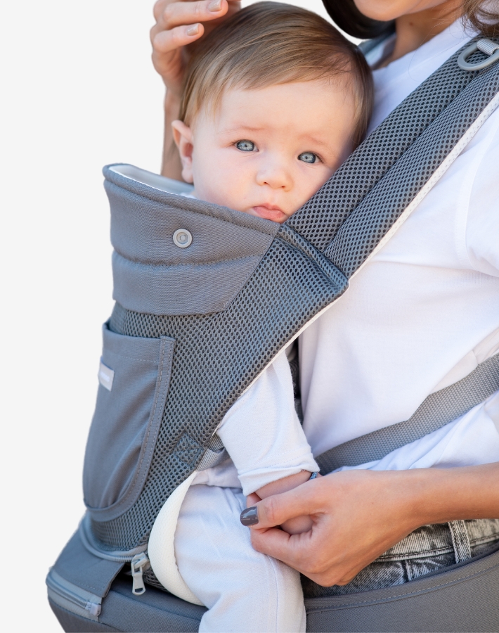 Offers eight different carrying positions, allowing you to carry your baby either facing inward for closeness or forward to explore the world.