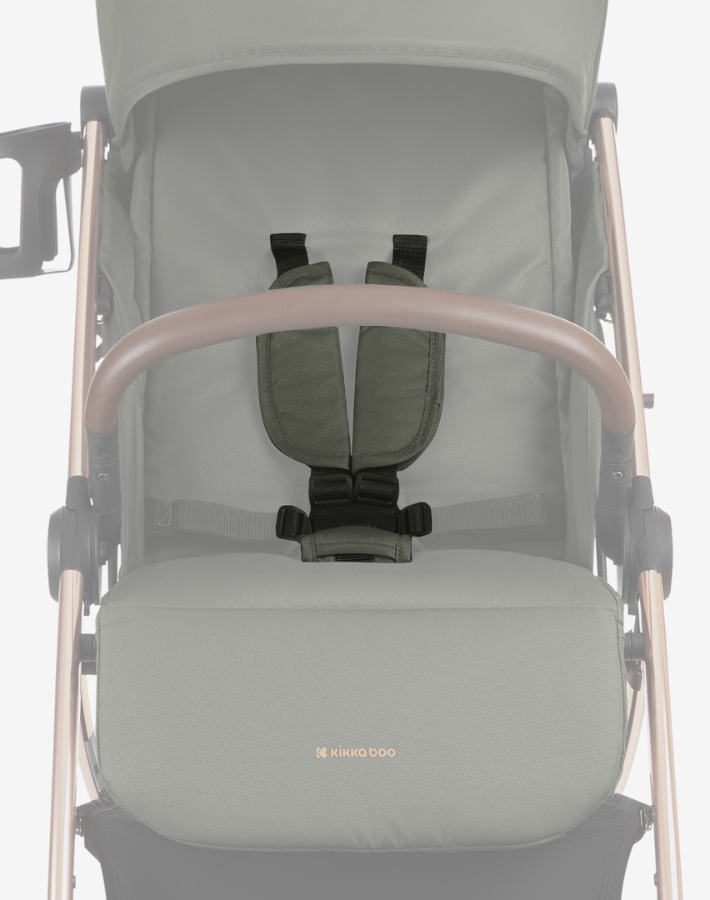Secure and protect your baby with our robust 5-point harness and detachable bumper bar, ensuring safety and peace of mind on every outing.