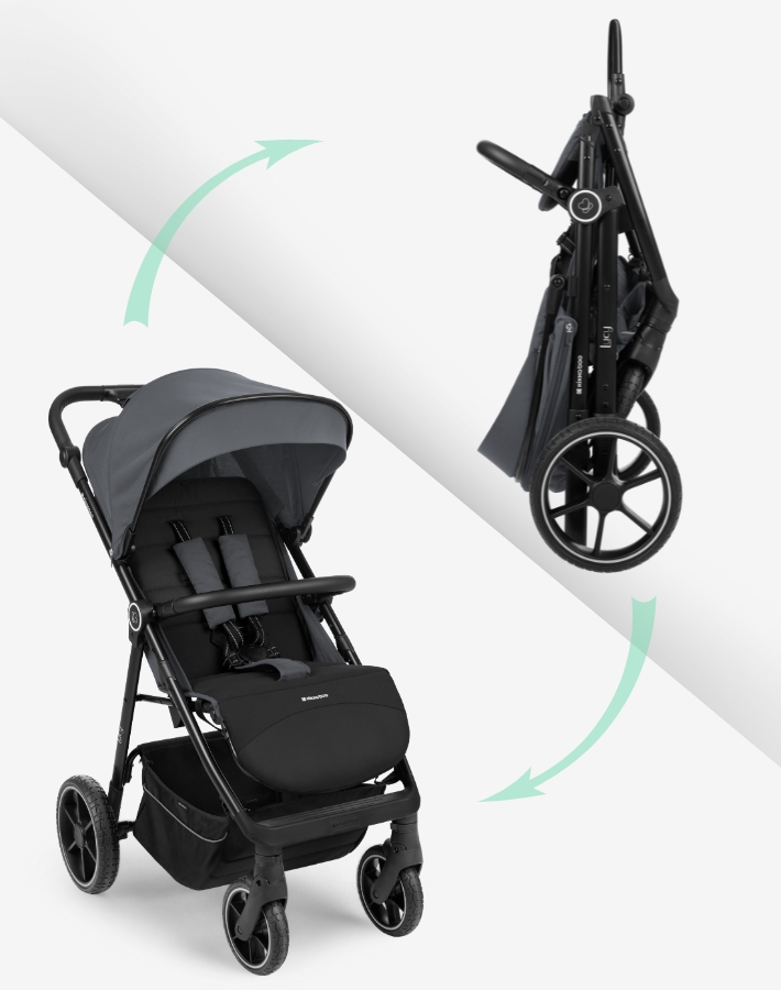 Lightweight and built with a quick-fold system, LUCY is easy to carry, store, and ideal for travel.