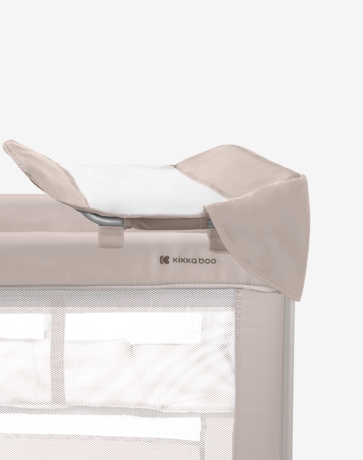 A removable diaper changer that’s simple to set up and clean, providing a convenient and hygienic space.