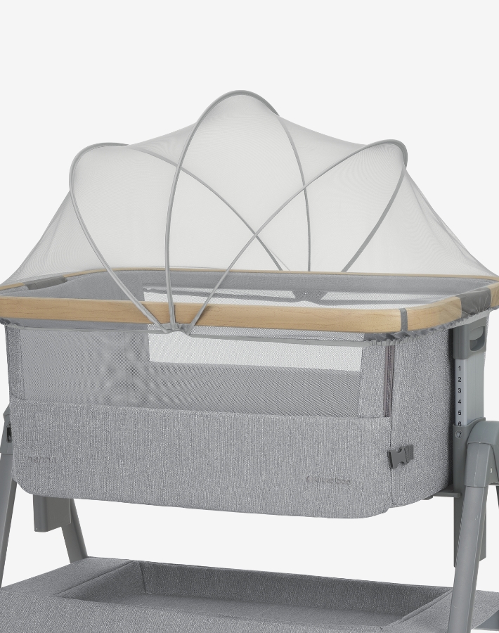 Comes with a mosquito net to protect your baby from insects and ensure uninterrupted, comfortable rest.