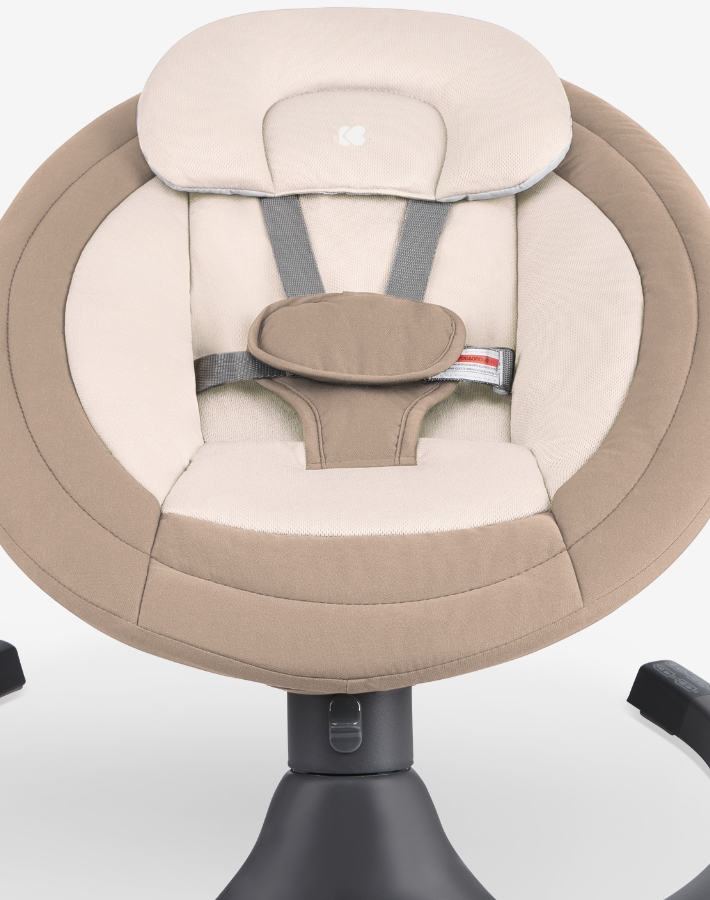 CODIE is designed with your child’s safety and comfort in mind, featuring a 5-point harness system for secure seating and a wide, comfortable seat that cradles your baby in a soft embrace.