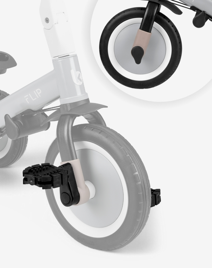 You can easily convert this versatile tricycle into a pedal-free option, perfect for younger riders just starting to learn balance and coordination.