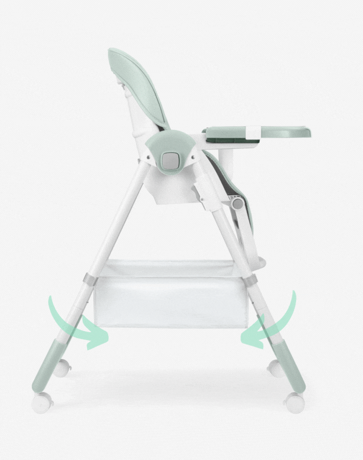 Folds quickly and easily. The compact size in the folded position makes it perfect for smaller homes or easy travel.