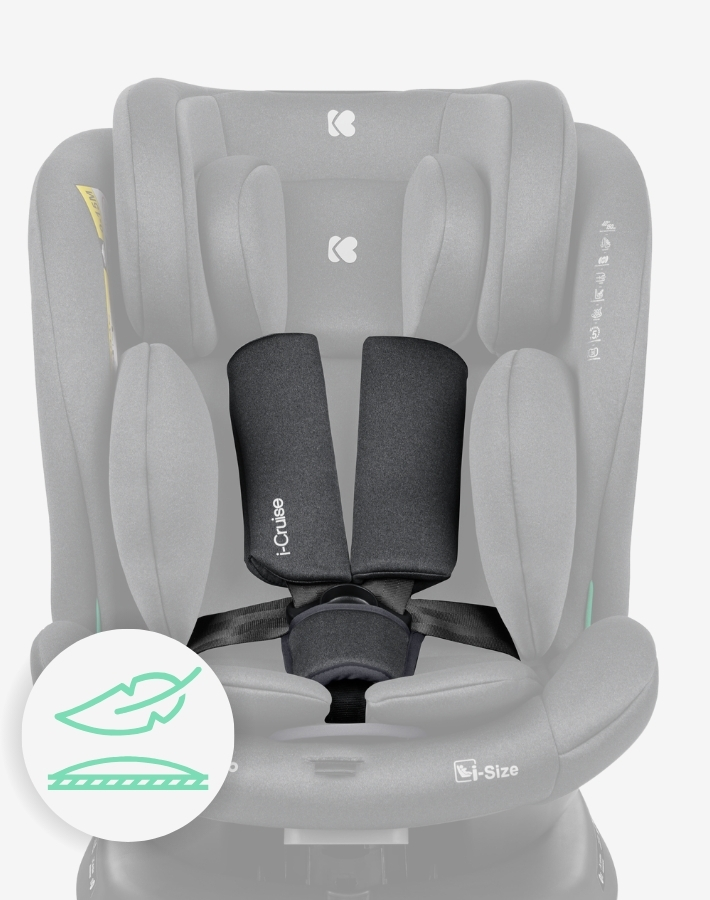 כרית תמיכה ורצועות 5 נקודות בכיסא i-CRUISE קיקבו