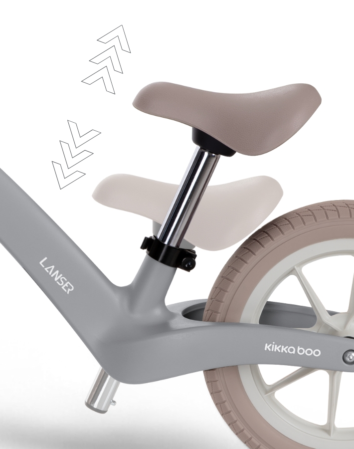 Adjust the seat height easily to find the perfect fit, ensuring comfort and proper posture as your child grows.