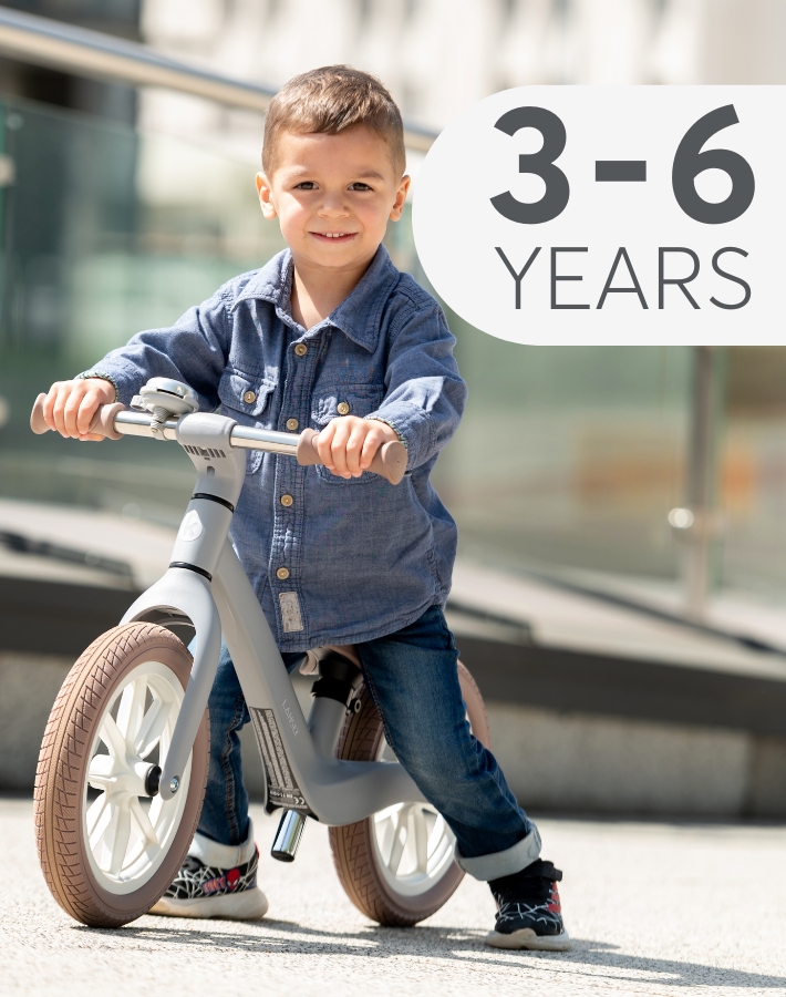 Designed to support children from 3 to 6 years old, our balance bike adapts to your growing child, providing years of fun and skill development as they learn to ride.