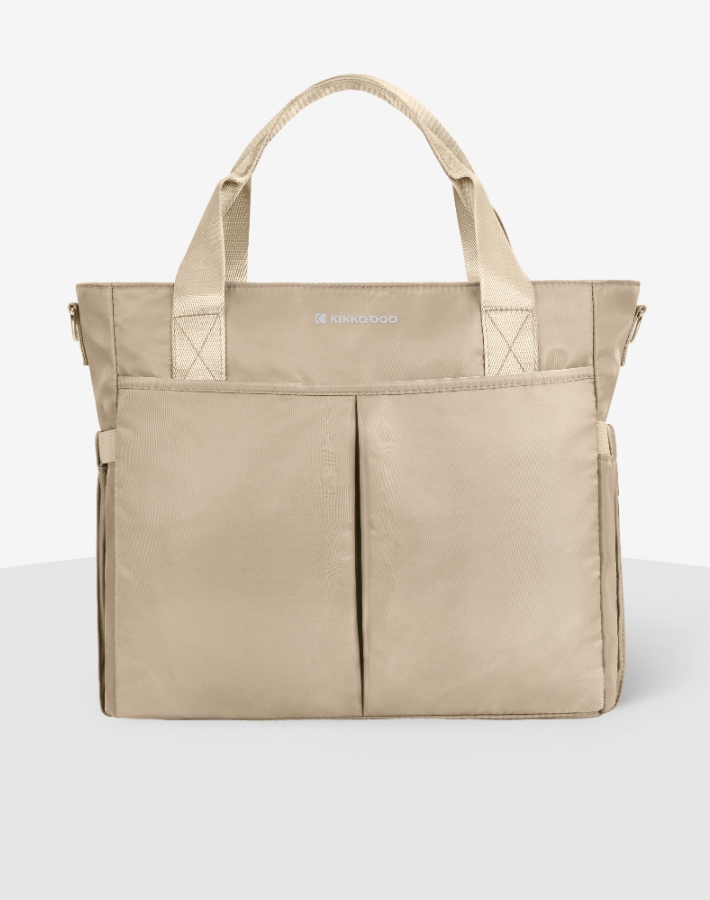 BRIELLE features a stylish solid color design enhanced with luxury satin details, combining fashion with practicality for modern parents.