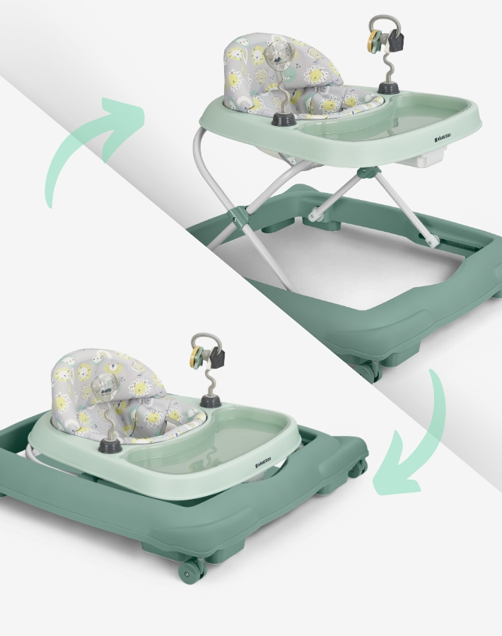 Thanks to its foldable design, the walker is easy to store and carry. Whether you're saving space at home or packing for a trip, it folds compactly to fit your lifestyle.