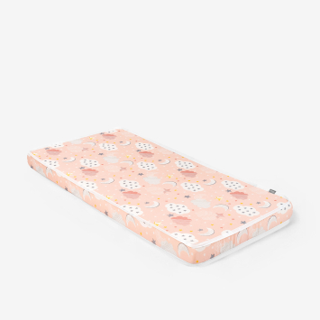 Mattress Fantasia 60x120x7cm Clouds Peach