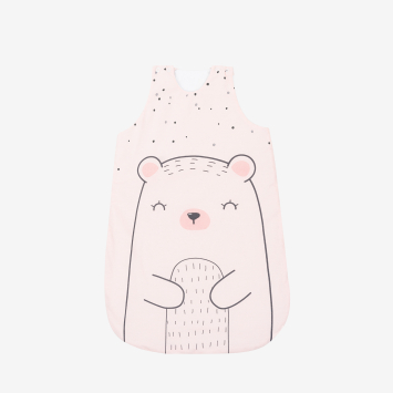 Winter sleeping bag 6-18m Bear with me Pink