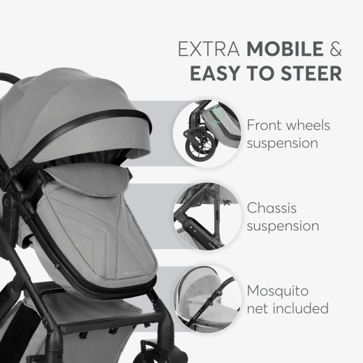 Darling Light Grey KikkaBoo