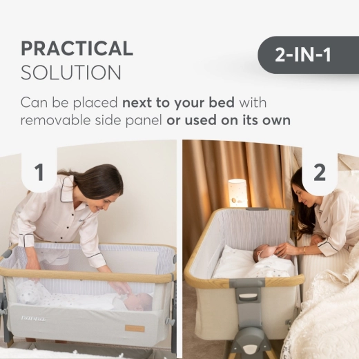 Cot with removable side online