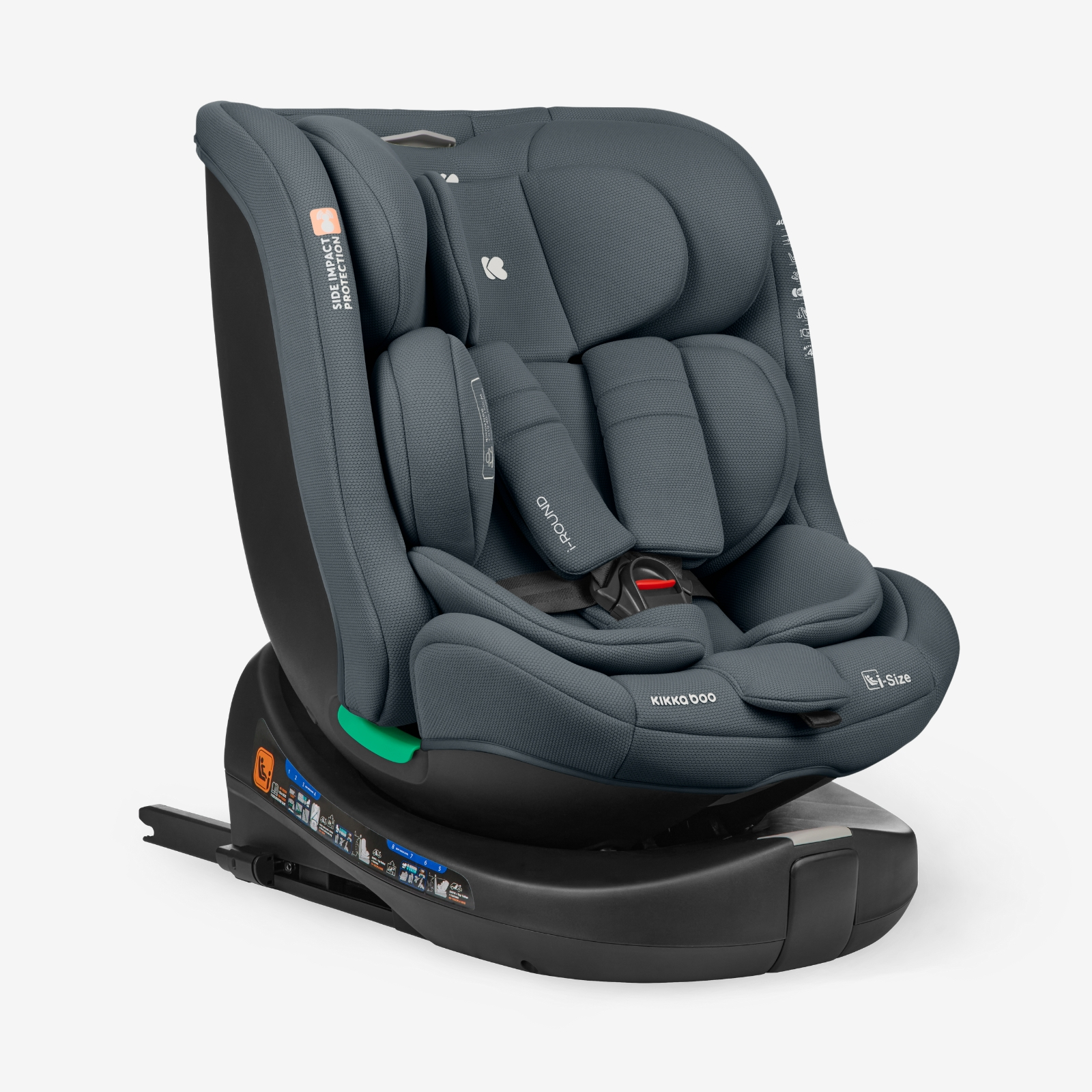 i-Round Dark Grey | KikkaBoo