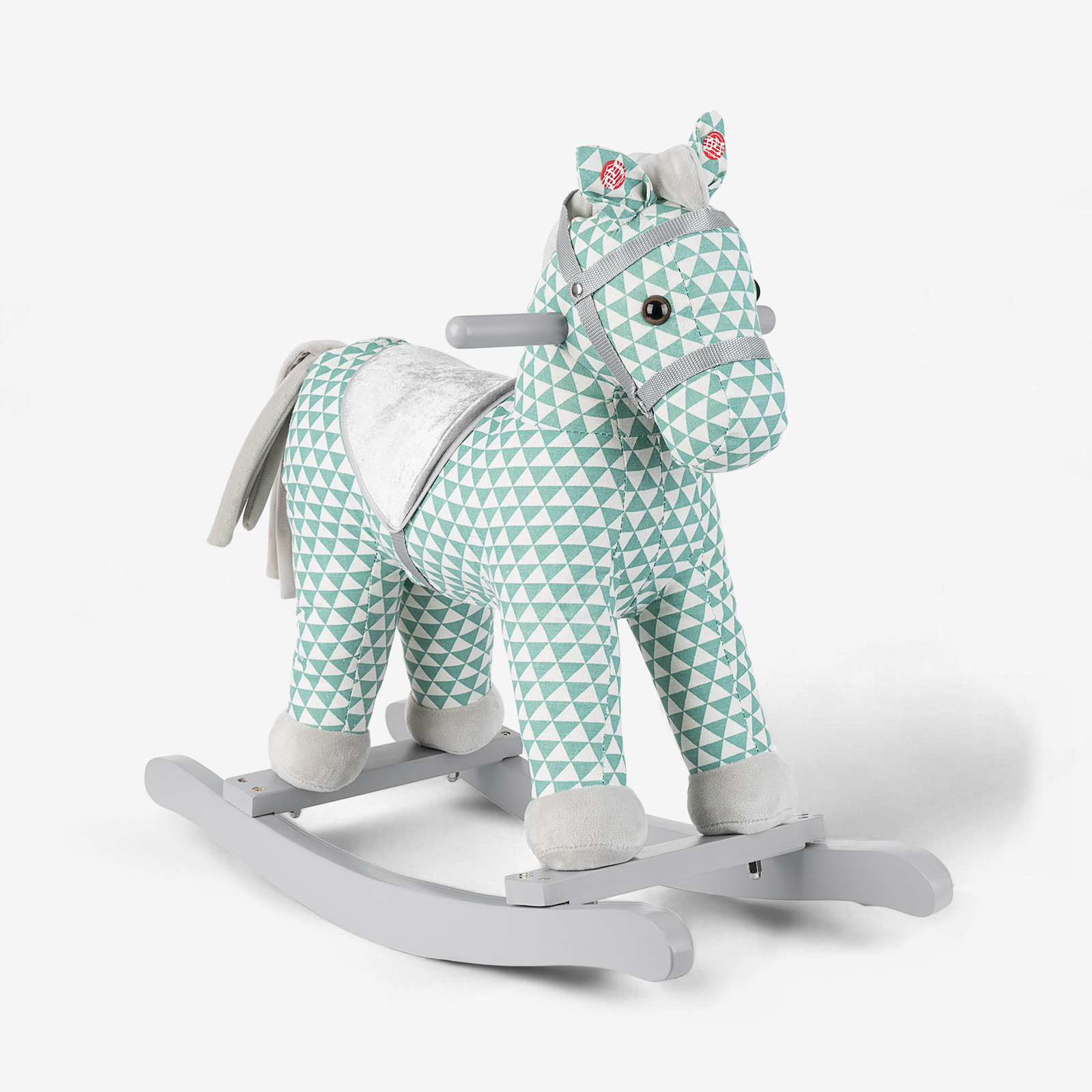 Green rocking horse best sale