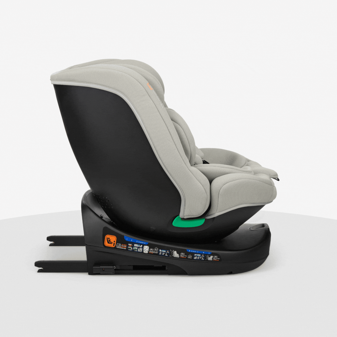 i-Round Light Grey | KikkaBoo