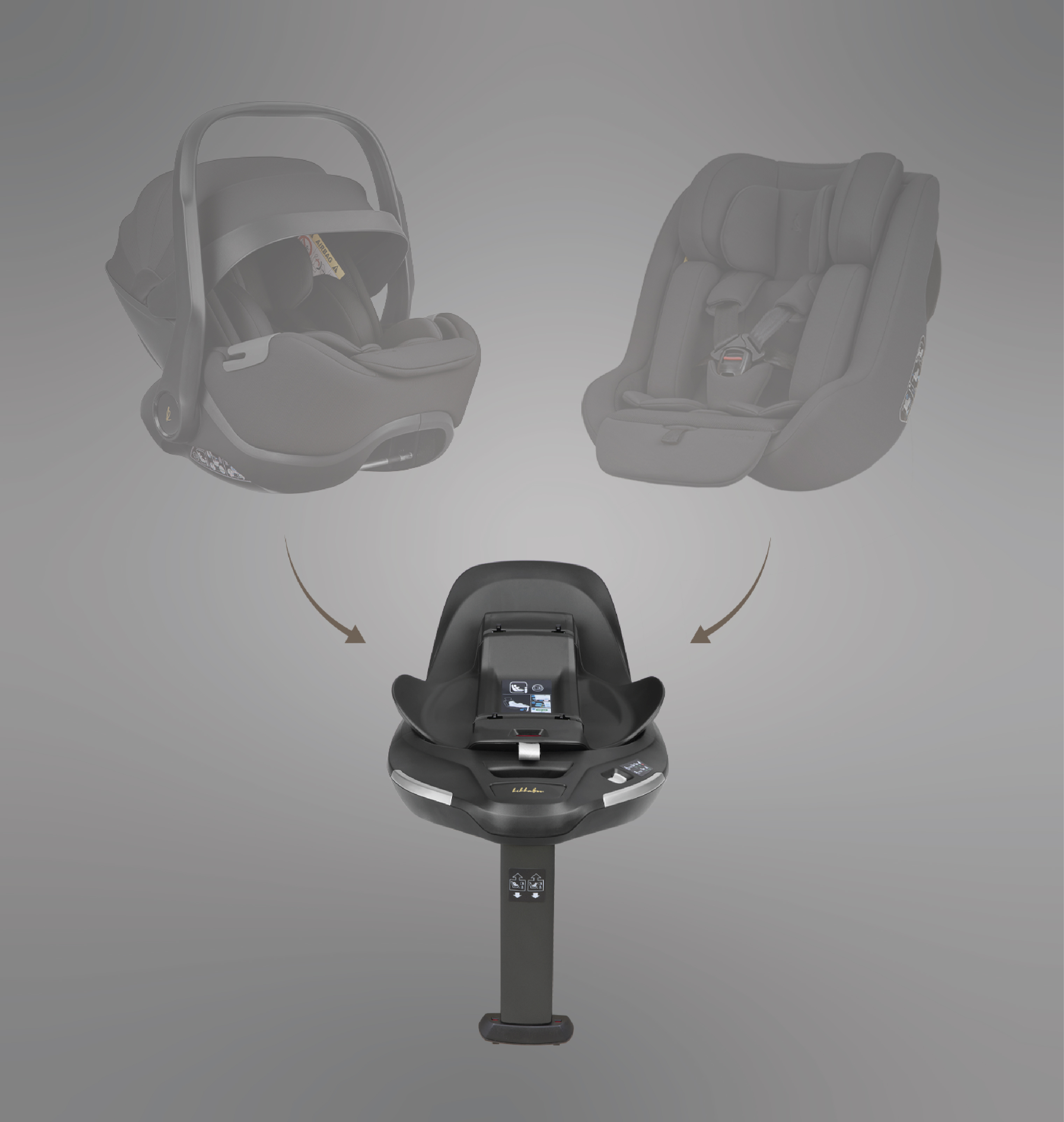 One base. Two seats.